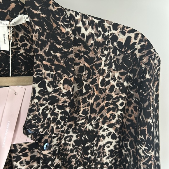 Avec Les Filles leopard blouse NWT - Picture 2 of 6